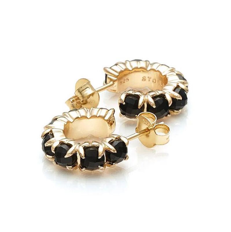 Stolen Girlfriends Club Halo Cluster Earring Onyx image number 2